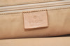 Authentic GUCCI Jackie Shoulder Tote Bag Nylon Leather 0021064 Beige 5822J