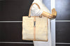 Authentic GUCCI Jackie Shoulder Tote Bag Nylon Leather 0021064 Beige 5822J