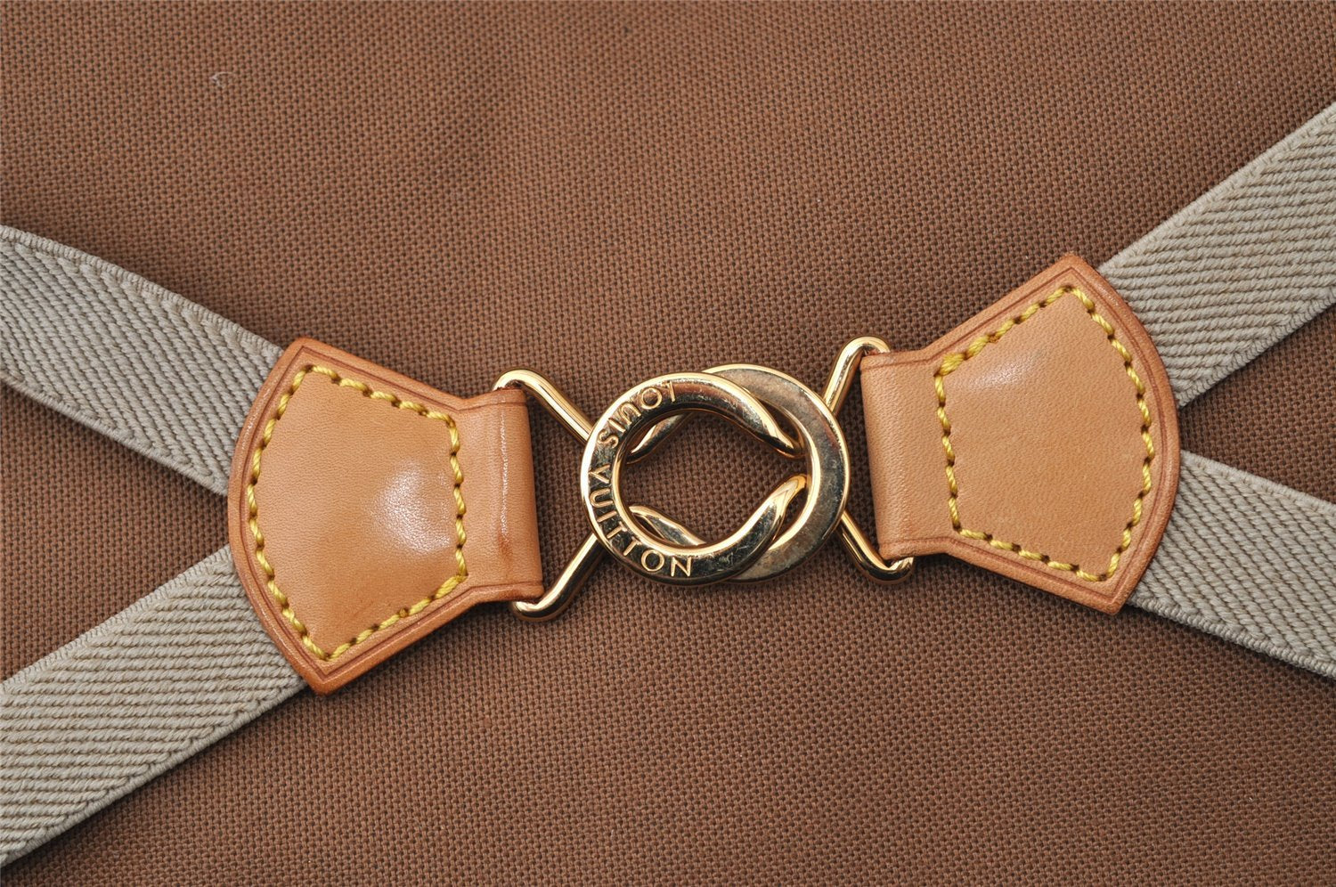 Auth Louis Vuitton Monogram Sac Chasse 2Way Shoulder Boston Bag M41140 LV 5823I