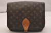 Authentic Louis Vuitton Monogram Cartouchiere GM M51252 Shoulder Cross Bag 5823J