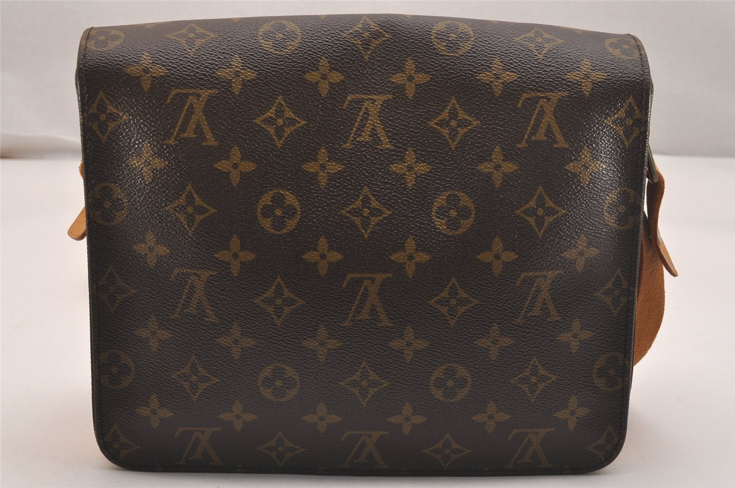 Authentic Louis Vuitton Monogram Cartouchiere GM M51252 Shoulder Cross Bag 5823J