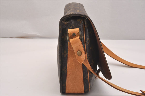 Authentic Louis Vuitton Monogram Cartouchiere GM M51252 Shoulder Cross Bag 5823J