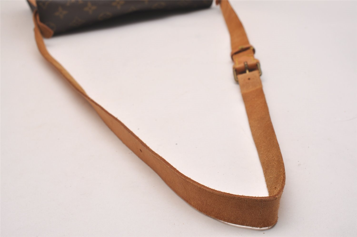 Authentic Louis Vuitton Monogram Cartouchiere GM M51252 Shoulder Cross Bag 5823J