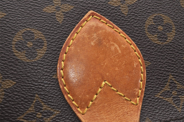 Authentic Louis Vuitton Monogram Cartouchiere GM M51252 Shoulder Cross Bag 5823J