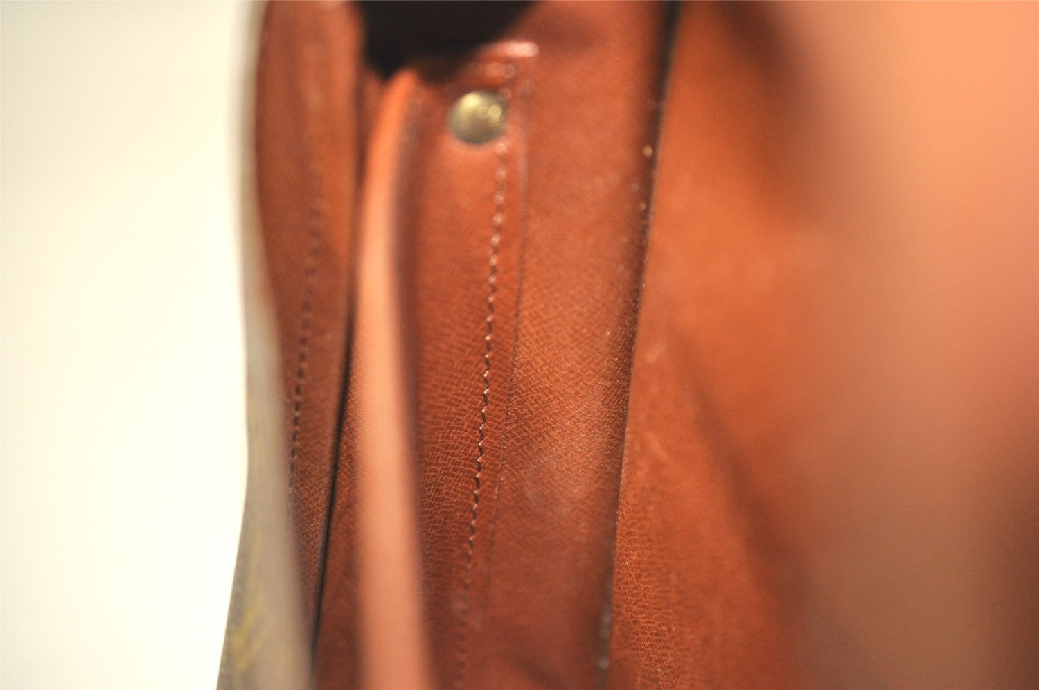 Authentic Louis Vuitton Monogram Cartouchiere GM M51252 Shoulder Cross Bag 5823J