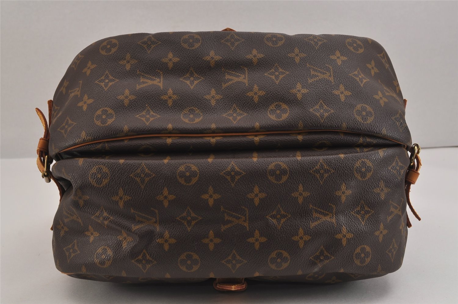 Authentic Louis Vuitton Monogram Saumur 35 Shoulder Cross Bag M42254 LV 5824J