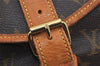 Authentic Louis Vuitton Monogram Saumur 35 Shoulder Cross Bag M42254 LV 5824J