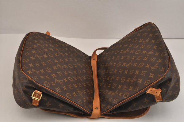 Authentic Louis Vuitton Monogram Saumur 35 Shoulder Cross Bag M42254 LV 5824J