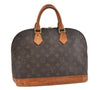 Authentic Louis Vuitton Monogram Alma Hand Bag Purse M51130 LV 5825J