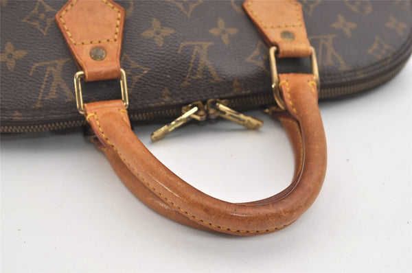 Authentic Louis Vuitton Monogram Alma Hand Bag Purse M51130 LV 5825J