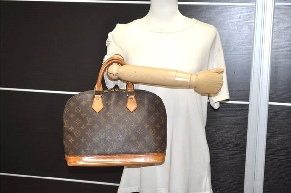 Authentic Louis Vuitton Monogram Alma Hand Bag Purse M51130 LV 5825J