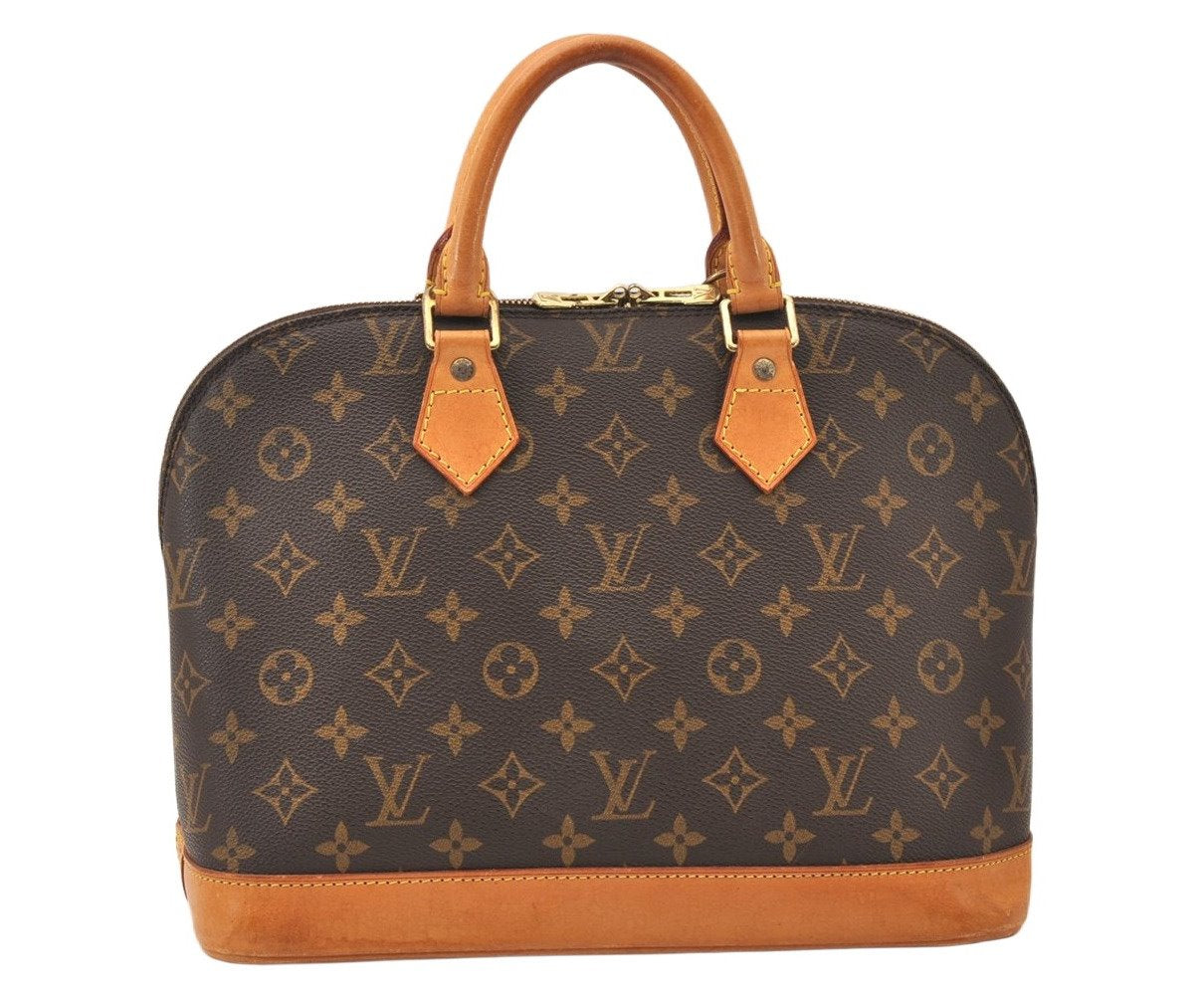 Authentic Louis Vuitton Monogram Alma Hand Bag Purse M51130 LV 5825K