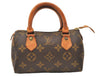 Authentic Louis Vuitton Monogram Mini Speedy Hand Bag Purse M41534 LV 5826K