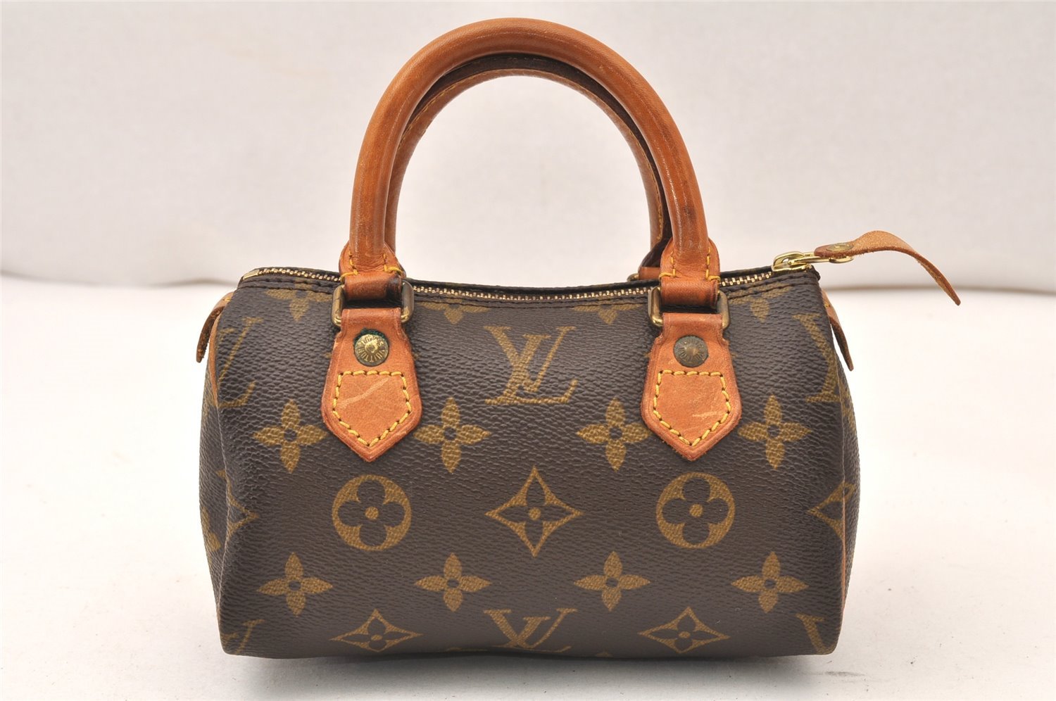 Authentic Louis Vuitton Monogram Mini Speedy Hand Bag Purse M41534 LV 5826K