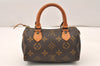 Authentic Louis Vuitton Monogram Mini Speedy Hand Bag Purse M41534 LV 5826K