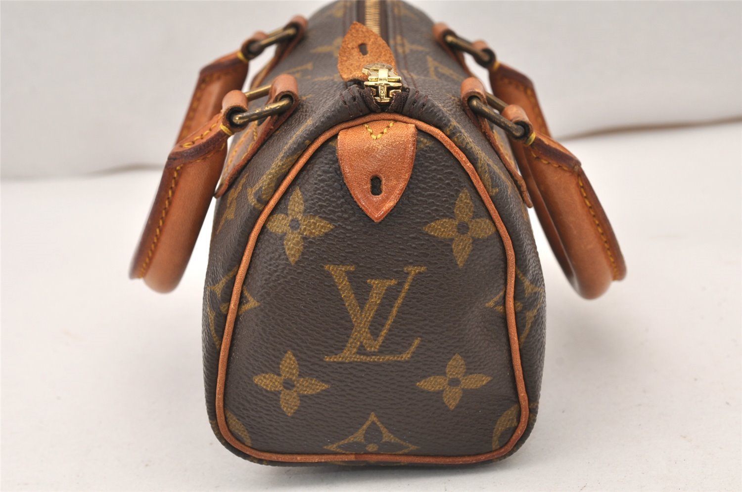 Authentic Louis Vuitton Monogram Mini Speedy Hand Bag Purse M41534 LV 5826K