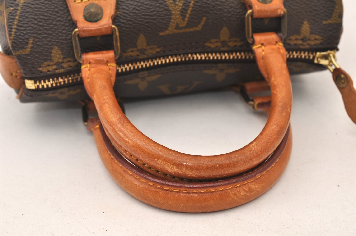 Authentic Louis Vuitton Monogram Mini Speedy Hand Bag Purse M41534 LV 5826K