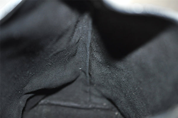 Authentic GUCCI Bamboo Vintage Shoulder Hand Bag Purse Leather Black 5827I