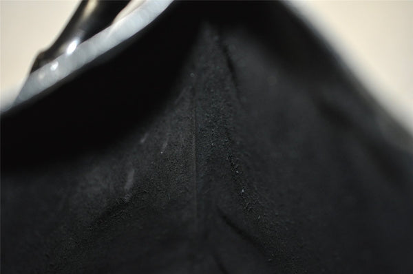 Authentic GUCCI Bamboo Vintage Shoulder Hand Bag Purse Leather Black 5827I