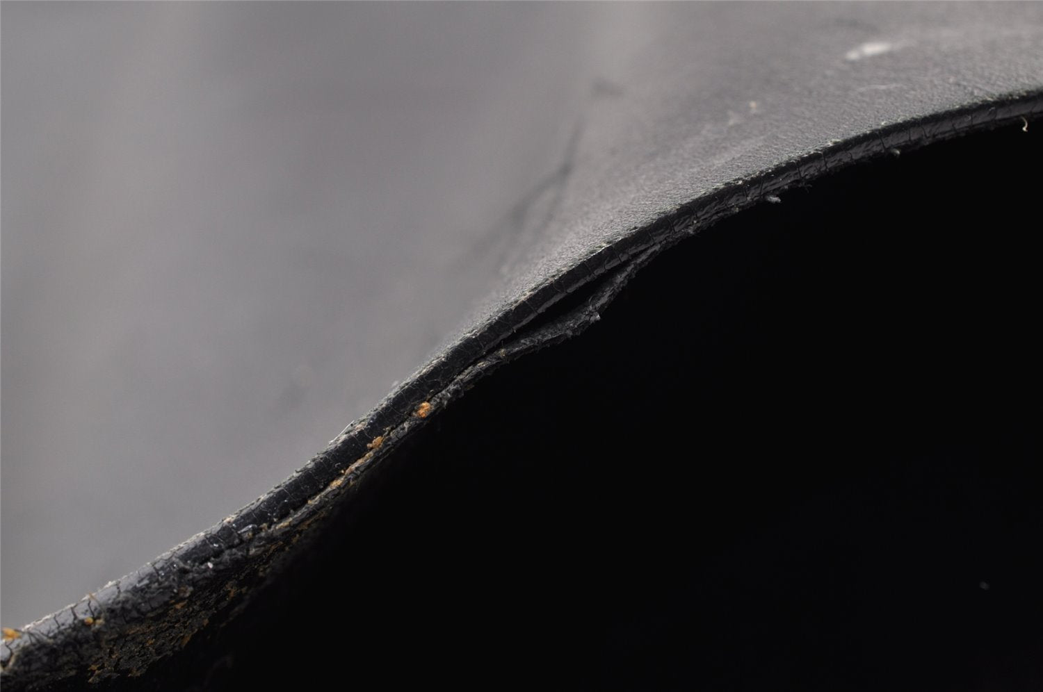 Authentic GUCCI Bamboo Vintage Shoulder Hand Bag Purse Leather Black 5827I