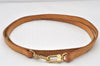 Authentic Louis Vuitton Leather Shoulder Strap Beige 45.5" LV 5827K