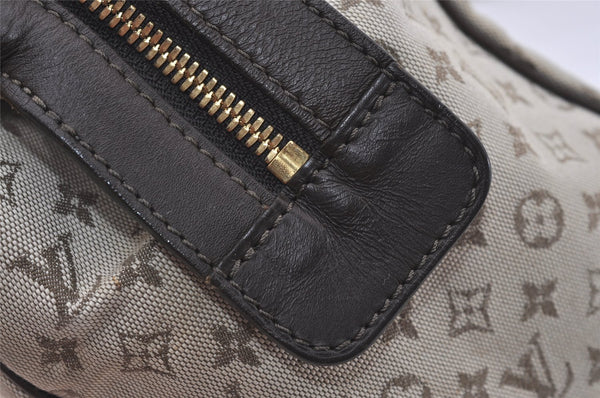 Auth Louis Vuitton Monogram Mini Josephine PM Hand Bag M92215 Khaki Beige 5829I