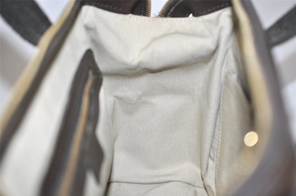 Auth Louis Vuitton Monogram Mini Josephine PM Hand Bag M92215 Khaki Beige 5829I