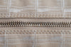 Authentic CHANEL New Travel Line Hand Boston Bag Purse Nylon Leather Beige 5829J
