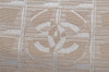Authentic CHANEL New Travel Line Hand Boston Bag Purse Nylon Leather Beige 5829J