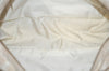 Authentic CHANEL New Travel Line Hand Boston Bag Purse Nylon Leather Beige 5829J