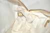 Authentic CHANEL New Travel Line Hand Boston Bag Purse Nylon Leather Beige 5829J