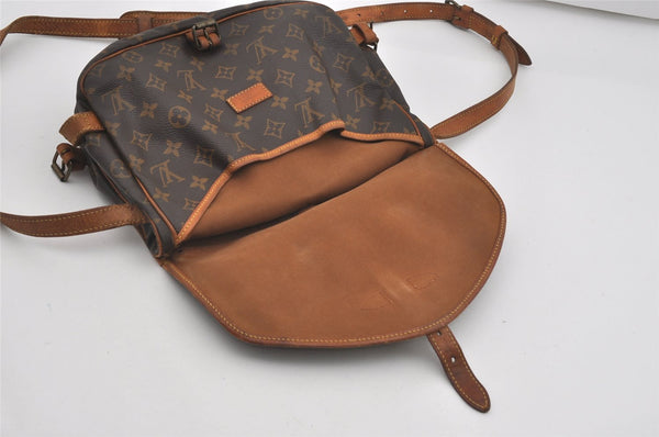 Authentic Louis Vuitton Monogram Saumur 30 Shoulder Cross Bag M42256 LV 5830I