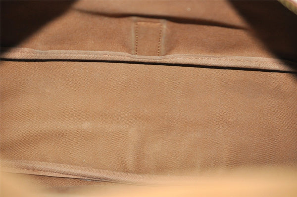 Authentic Louis Vuitton Monogram Saumur 35 Shoulder Cross Bag M42254 LV 5832I