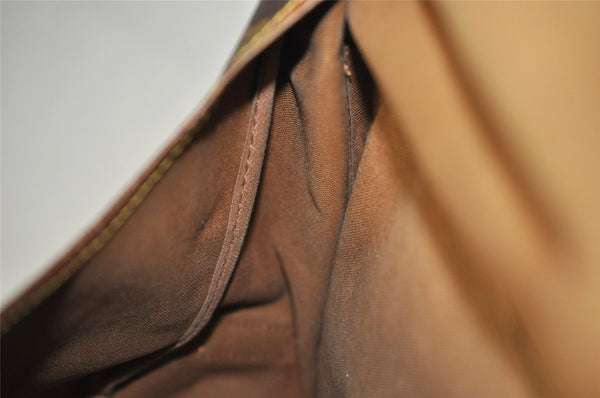 Authentic Louis Vuitton Monogram Saumur 35 Shoulder Cross Bag M42254 LV 5832I