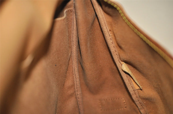 Authentic Louis Vuitton Monogram Saumur 35 Shoulder Cross Bag M42254 LV 5832I