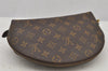 Auth Louis Vuitton Monogram Trousse Demi Ronde 23 Cosmetic Pouch LV Junk 5832J