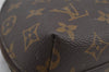 Auth Louis Vuitton Monogram Trousse Demi Ronde 23 Cosmetic Pouch LV Junk 5832J