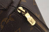 Auth Louis Vuitton Monogram Trousse Demi Ronde 23 Cosmetic Pouch LV Junk 5832J