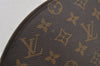 Auth Louis Vuitton Monogram Trousse Demi Ronde 23 Cosmetic Pouch LV Junk 5832J