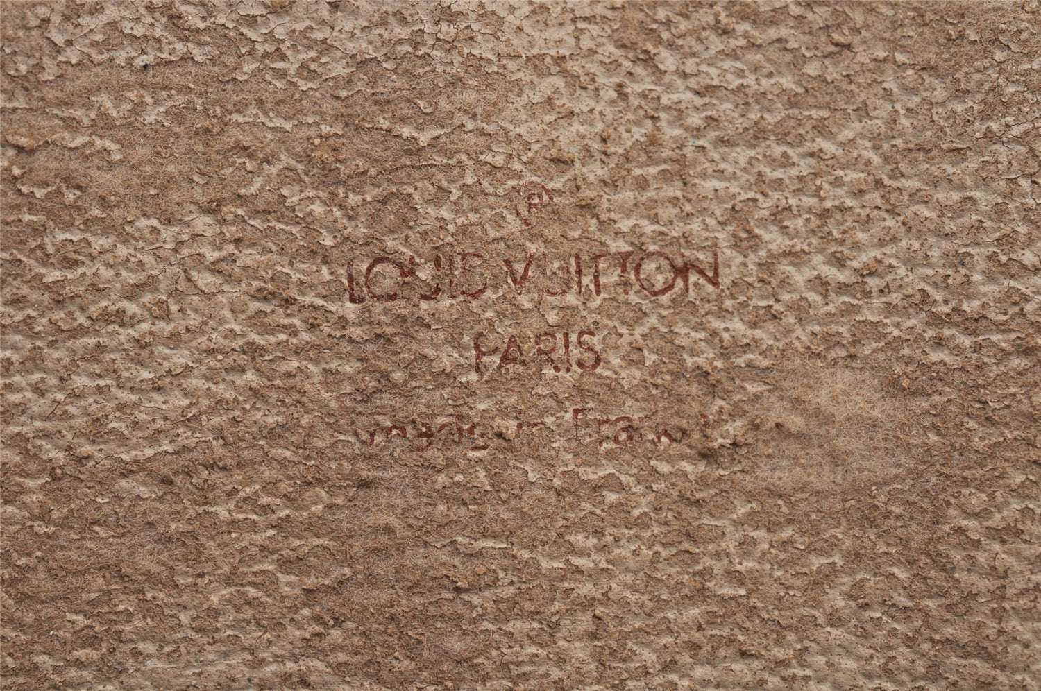 Auth Louis Vuitton Monogram Trousse Demi Ronde 23 Cosmetic Pouch LV Junk 5832J