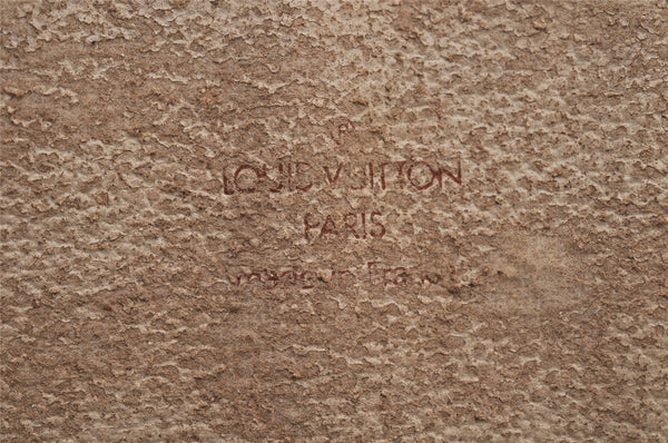 Auth Louis Vuitton Monogram Trousse Demi Ronde 23 Cosmetic Pouch LV Junk 5832J