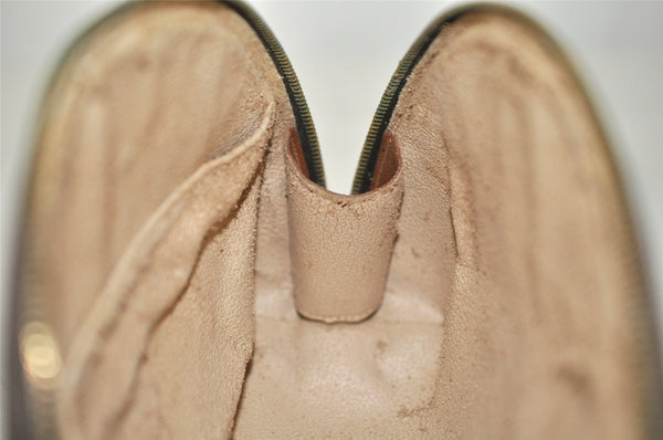 Auth Louis Vuitton Monogram Trousse Demi Ronde 23 Cosmetic Pouch LV Junk 5832J