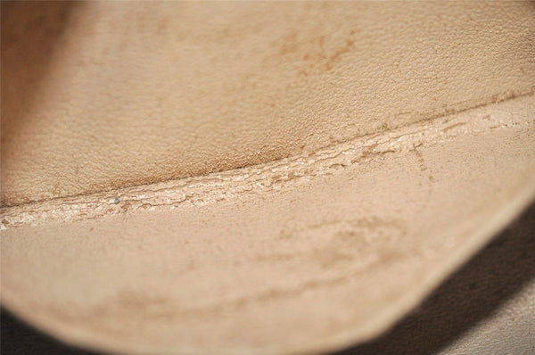 Auth Louis Vuitton Monogram Trousse Demi Ronde 23 Cosmetic Pouch LV Junk 5832J