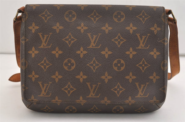 Authentic Louis Vuitton Monogram Musette Tango Shoulder Bag M51257 LV 5833J