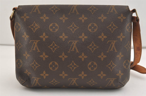 Authentic Louis Vuitton Monogram Musette Tango Shoulder Bag M51257 LV 5833J
