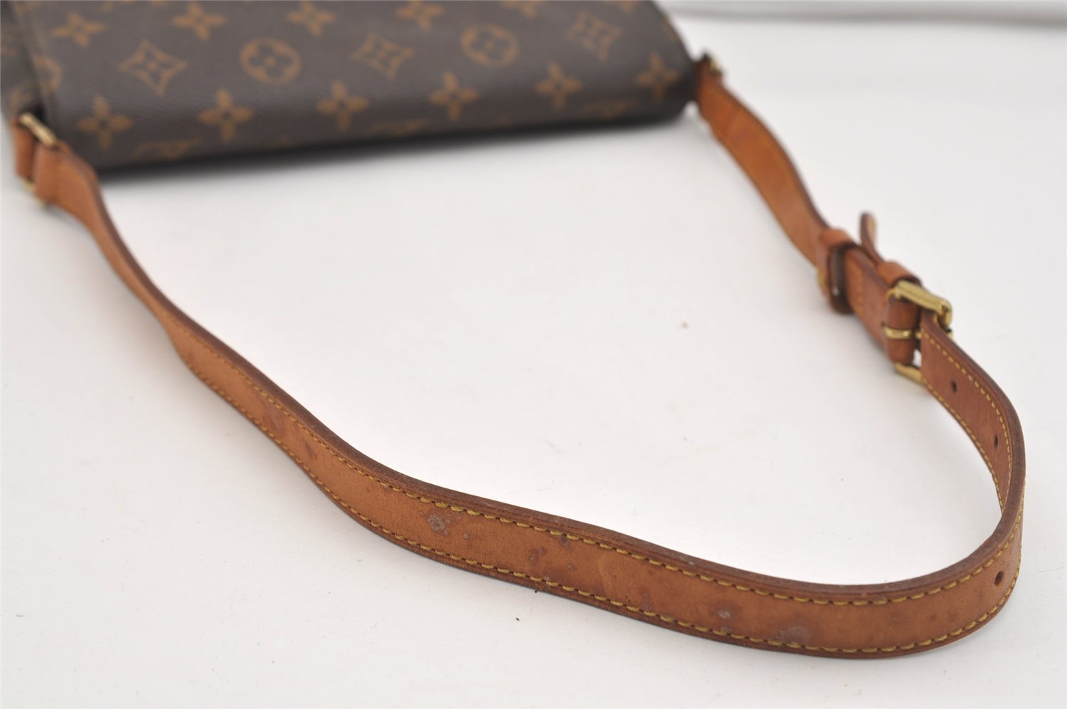 Authentic Louis Vuitton Monogram Musette Tango Shoulder Bag M51257 LV 5833J