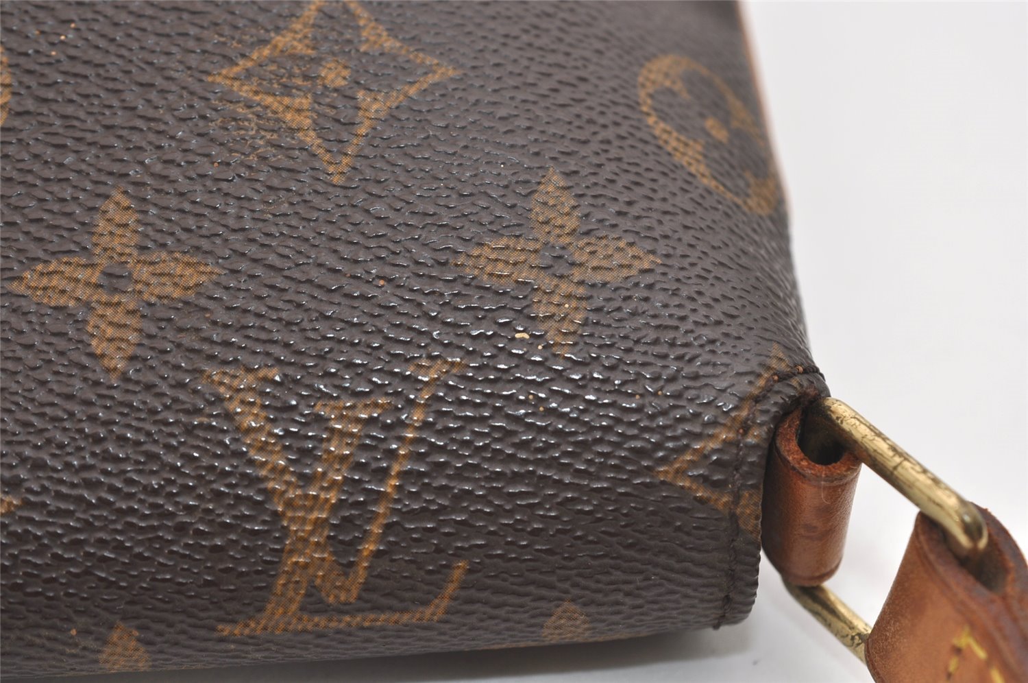 Authentic Louis Vuitton Monogram Musette Tango Shoulder Bag M51257 LV 5833J