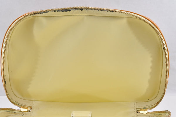 Authentic Louis Vuitton Vernis Murray Backpack Yellow M91040 LV 5834I