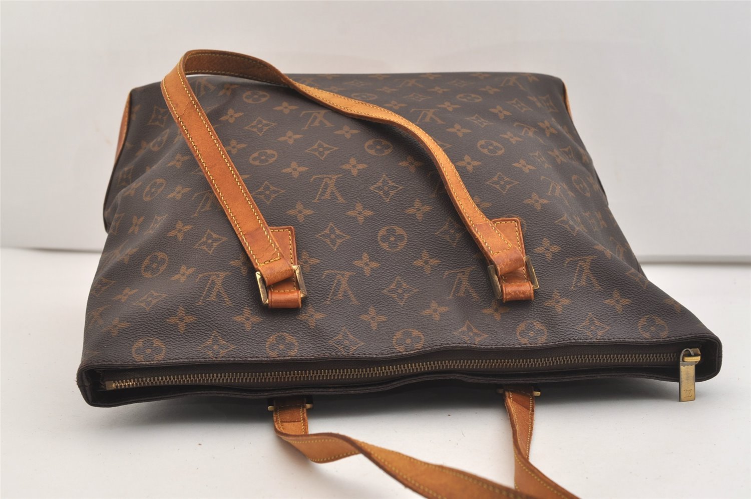 Authentic Louis Vuitton Monogram Cabas Mezzo Shoulder Tote Bag M51151 LV 5837J