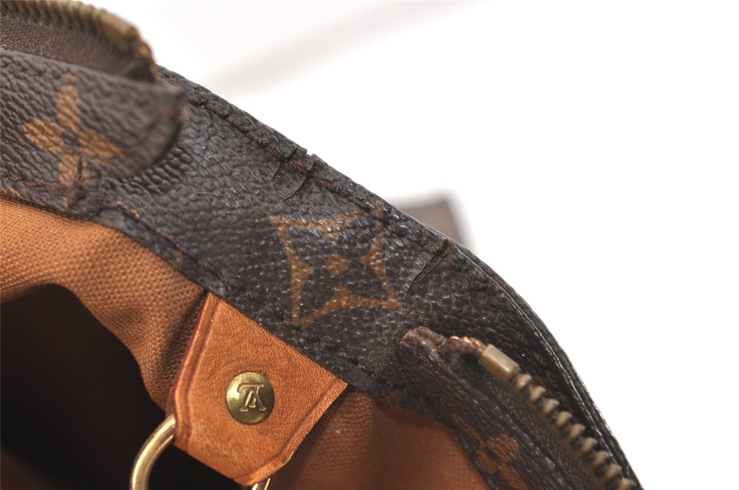 Authentic Louis Vuitton Monogram Cabas Mezzo Shoulder Tote Bag M51151 LV 5837J